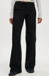 Cotton On Bella Straight Leg Pant In Black