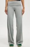 Cotton On Bella Straight Leg Pant In Grey Marle