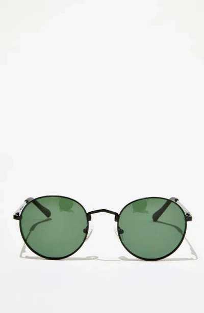 Cotton On Bellbrae Polarized Sunglasses In Blackblackgreen