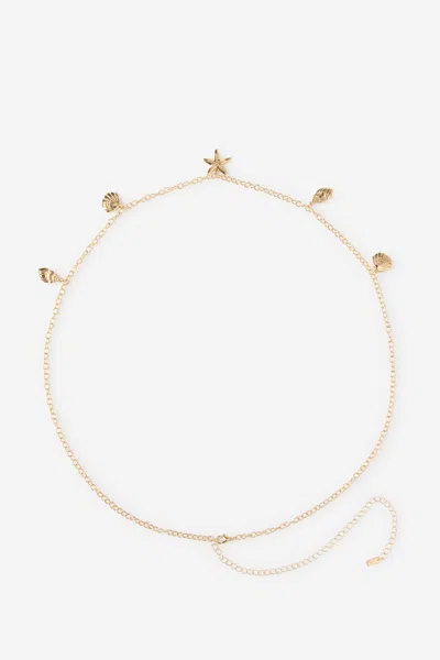 Cotton On Belly Chain In Gold