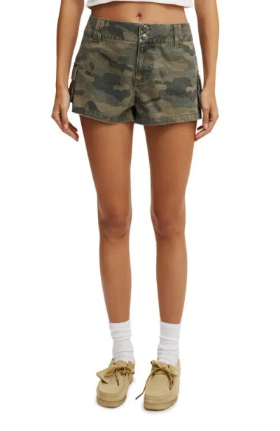 Cotton On Benny Cargo Micro Short In Camo
