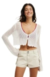 Cotton On Benny Cargo Micro Short In Ecru