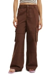 Cotton On Benny Cargo Pant In Washed Brown