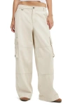 Cotton On Benny Cargo Pant In Washed Ecru