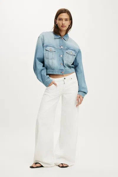 Cotton On Billie Denim Jacket In Blue