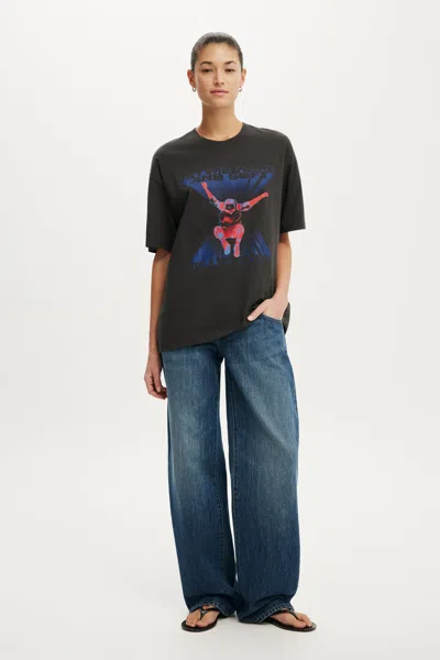Cotton On Billie Eilish Music Boxy Graphic Tee In Black