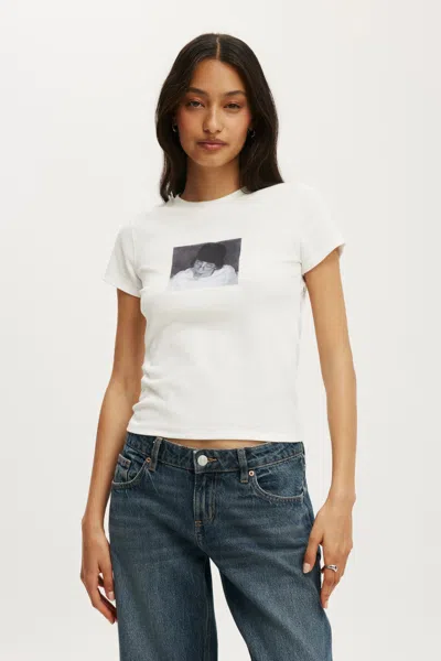 Cotton On Billie Eilish Music Tiny Graphic Tee In White