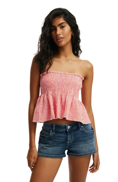 Cotton On Billie Shirred Tube Top