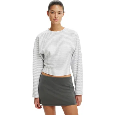 Cotton On Blair Batwing Long Sleeve In White