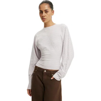 Cotton On Blair Batwing Long Sleeve In White