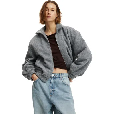 Cotton On Blake Textured Jacket In Gray