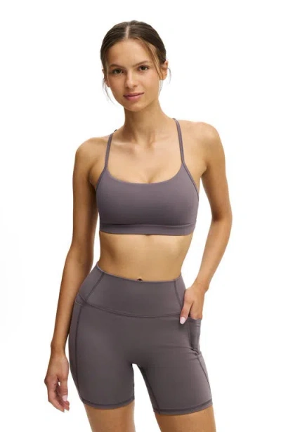 Cotton On Body 365 Keyhole Crop In Blue