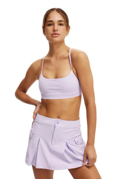 Cotton On Body 365 Keyhole Crop In Pastel Lilac