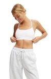 Cotton On Body 365 Keyhole Crop In White
