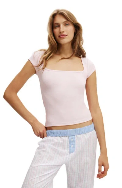 Cotton On Body 90s Scoop Neck Tee In Pink