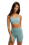Cotton On Body Active 365 Keyhole Crop In Blue