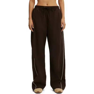 Cotton On Body Active Baggy Woven Sweatpant In Brown