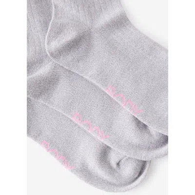 Cotton On Body Active Body Mid Crew Socks 3pk In Gray
