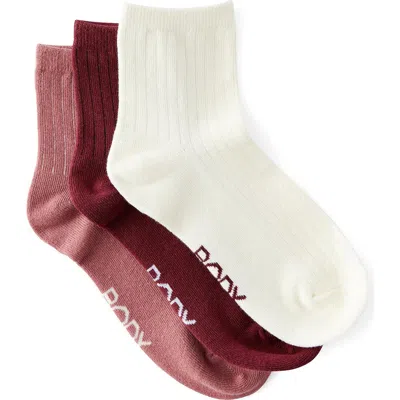 Cotton On Body Active Body Mid Crew Socks 3pk In Multi