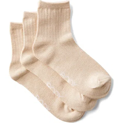 Cotton On Body Active Body Mid Crew Socks 3pk In Neutral