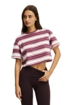 Cotton On Body Active Cropped Graphic Active Tee In Animal Print