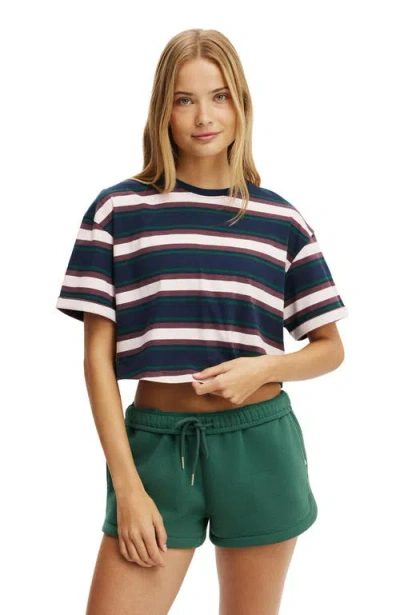 Cotton On Body Active Cropped Graphic Active Tee In Multi