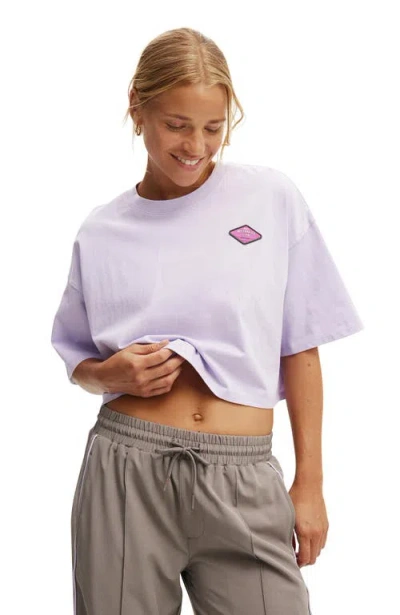 COTTON ON BODY COTTON ON BODY ACTIVE CROPPED GRAPHIC TEE 