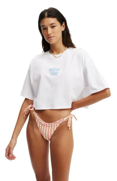 COTTON ON BODY COTTON ON BODY ACTIVE CROPPED GRAPHIC TEE 