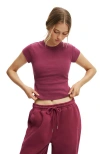 Cotton On Body Active Curved Hem Baby Tee In Pink