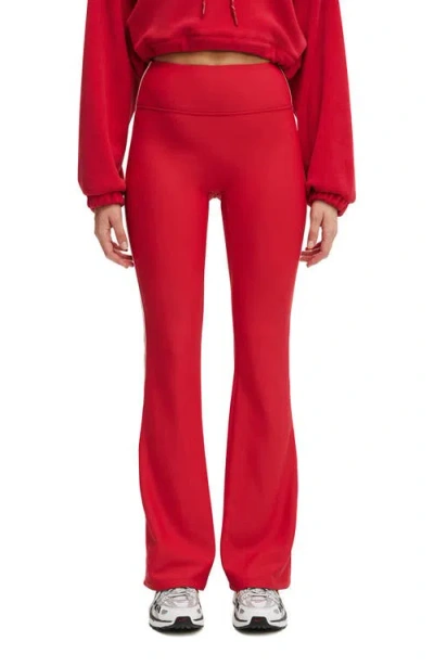Cotton On Body Active Fleece Lined Flare In Red