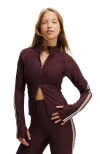 Cotton On Body Active Fleece Lined Jacket In Brown