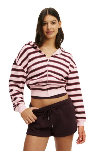 Cotton On Body Active Fleece Zip Through Hoodie In Pink