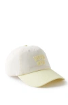 Cotton On Body Active Graphic Cap In Coconut Milk Yellow Pearl