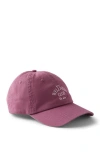 Cotton On Body Active Graphic Cap In Washed Sangria Cherry Dream