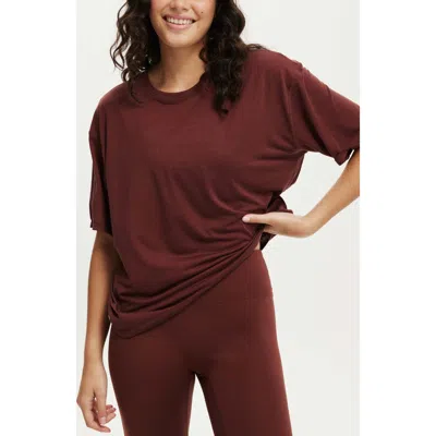 Cotton On Body Active Lightweight Tshirt In Cappuccino