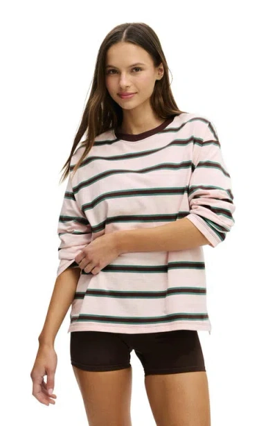 Cotton On Body Active Long Sleeve Graphic Crew In Multi
