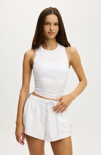Cotton On Body Active Open Back Muscle Tank In White