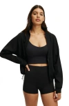 Cotton On Body Active Oversized Track Jacket In Black