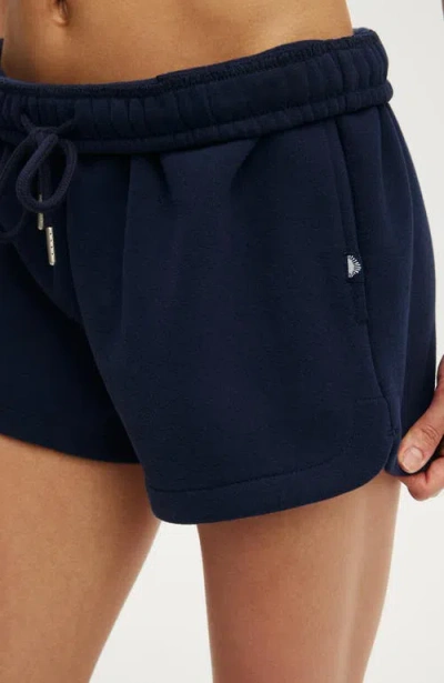 Cotton On Body Active Stretch Modal Fleece Mini Short In Blue