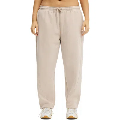 Cotton On Body Active Plush Essential Barrel Sweatpant In Neutral