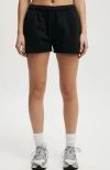 Cotton On Body Plush Essential Gym Short In Black