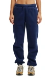 Cotton On Body Active Plush Essential Gym Trackpant In Blue