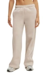 Cotton On Body Active Plush Essential Straight Leg Sweatpant In Brown