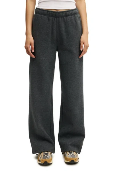 Cotton On Body Active Plush Essential Straight Leg Sweatpant In Gray