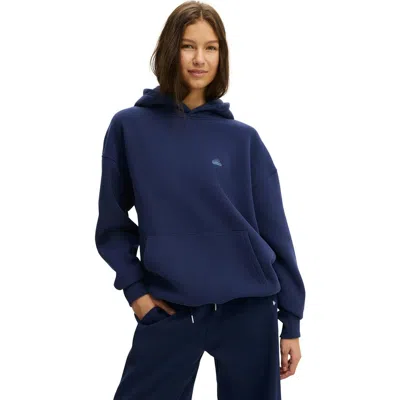 Cotton On Body Active Plush Premium Graphic Hoodie In Blue