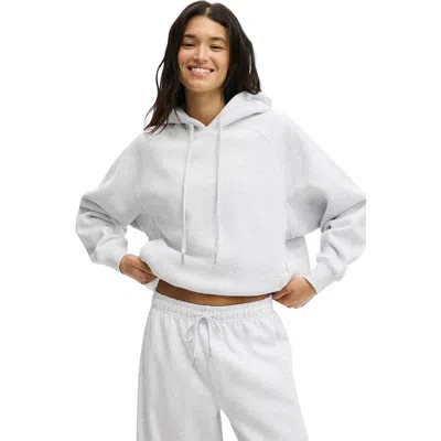 Cotton On Body Active Plush Premium Raglan Hoodie In White