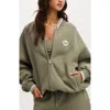 Cotton On Body Active Plush Zip Through Bomber
