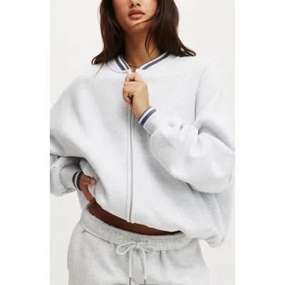 Cotton On Body Active Plush Zip Through Bomber