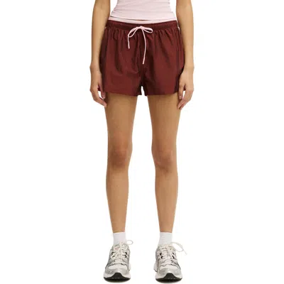 Cotton On Body Active Retro Run Short In Brown