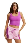 Cotton On Body Active Rib Tank In Purple